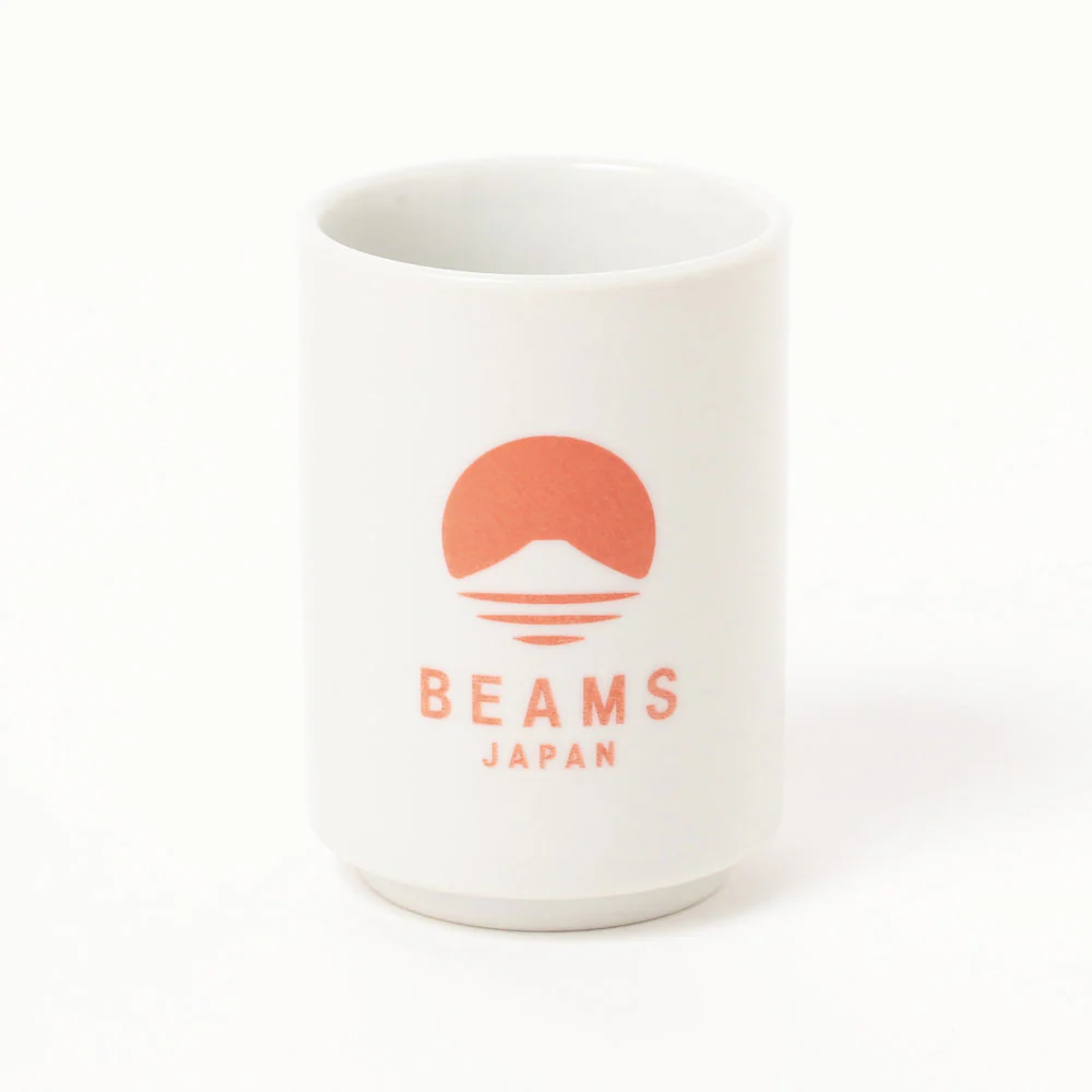 Tasse à thé yunomi logo rouge ⋅ BEAMS JAPAN
