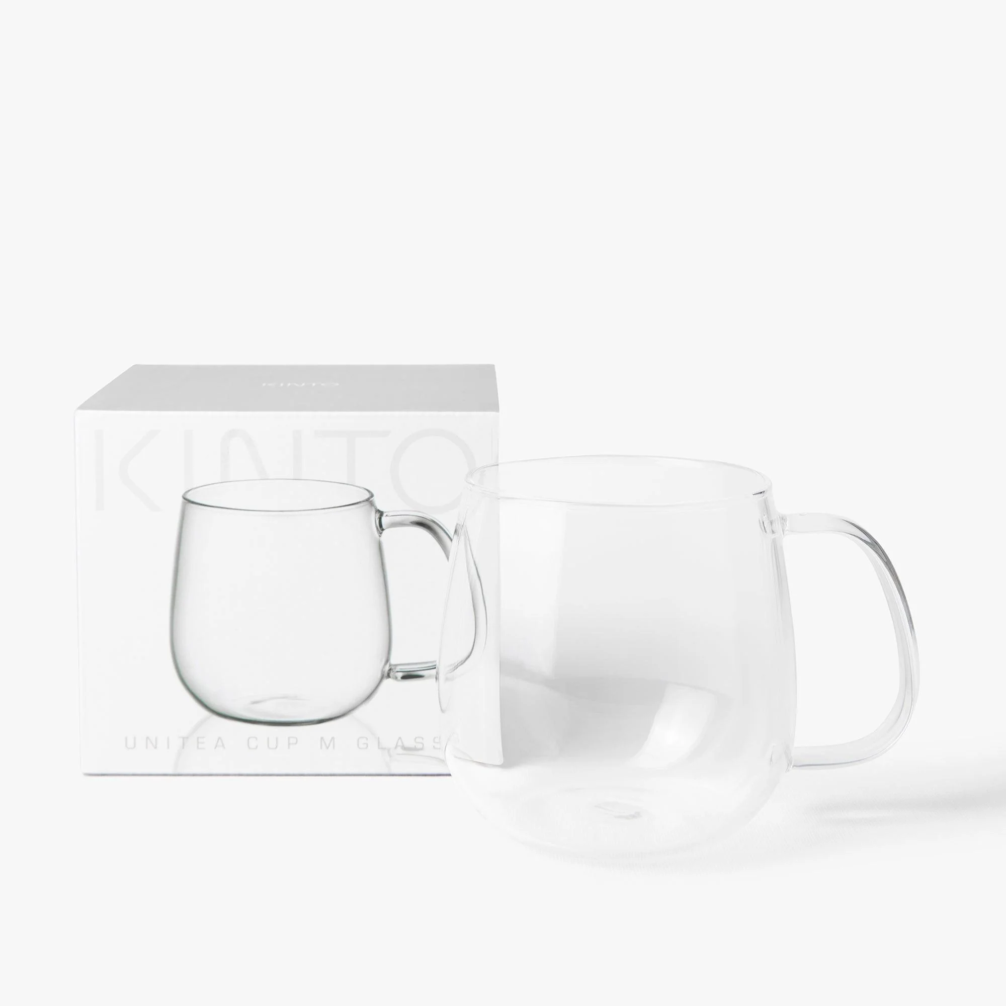 Tasse en verre transparent 450ml ⋅ Kinto