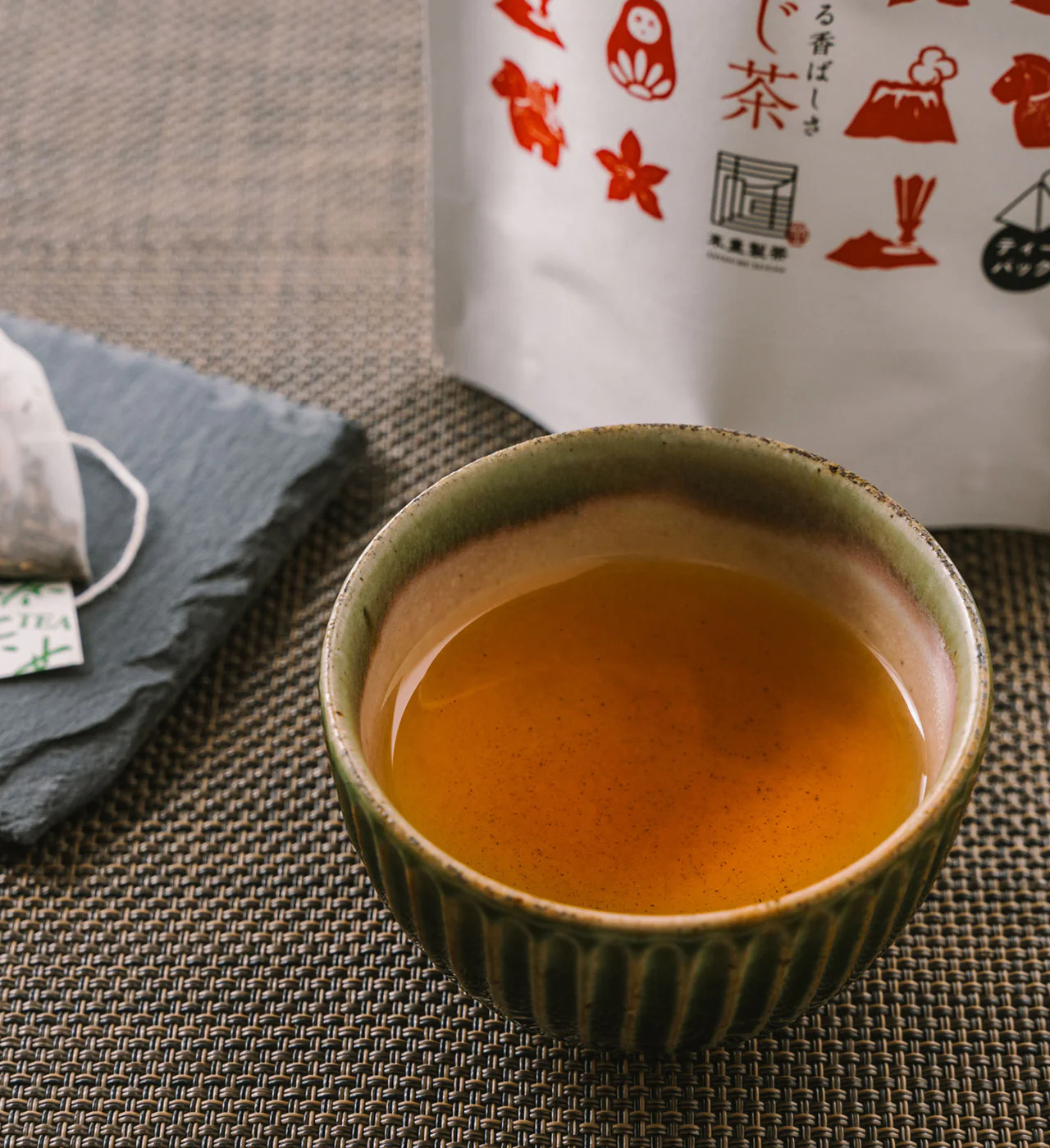 Thé torréfié hojicha 10 sachets ⋅ Sueshige Seicha ⋅ 20g - Image 2