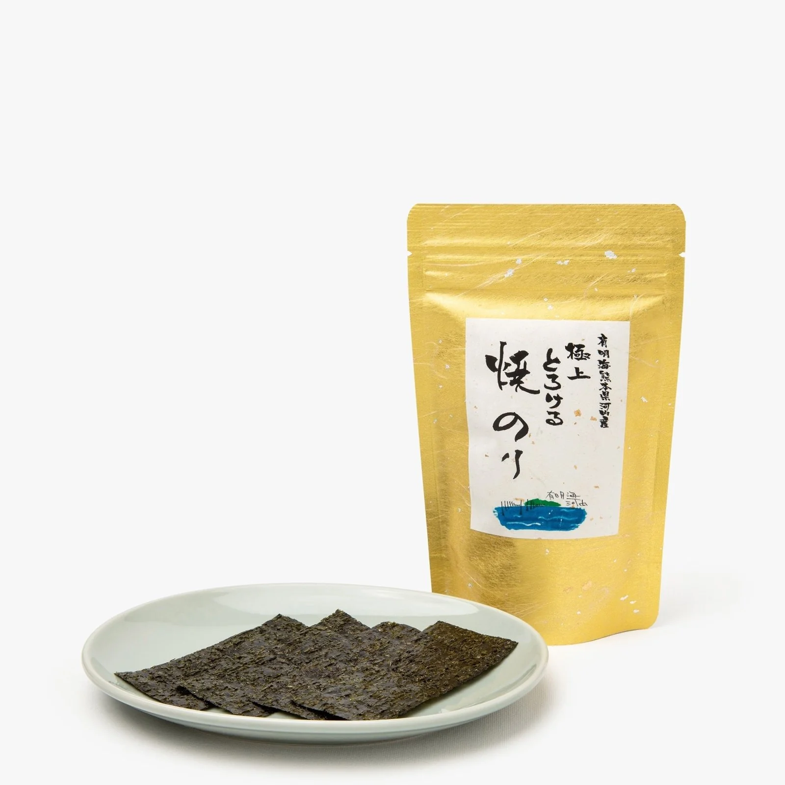 Petites feuilles d'algue nori grillées ⋅ Ariake Nori Labo ⋅ 44g