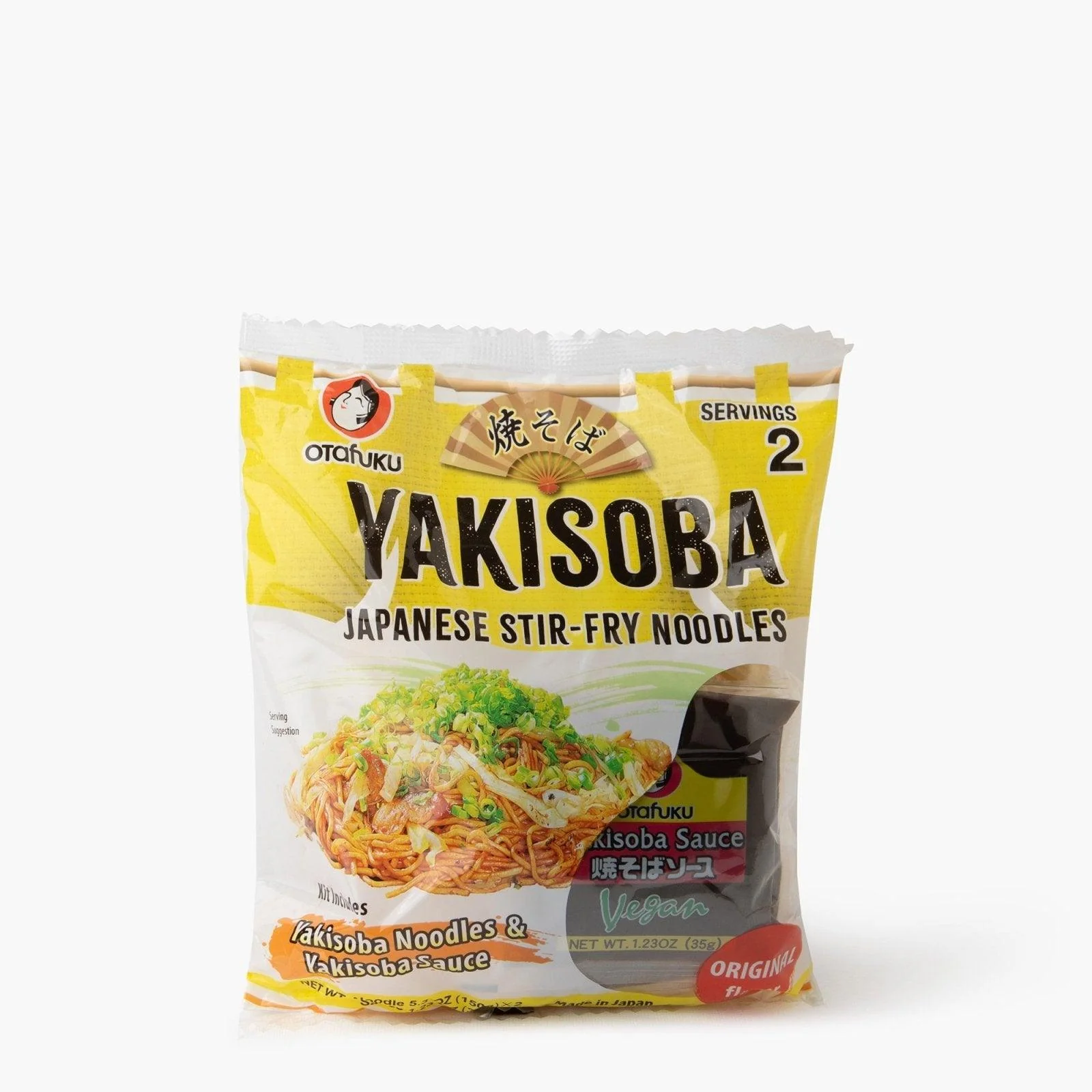 Nouilles yakisoba précuites avec sauce 2 portions ⋅ Otafuku ⋅ 370g - Image 2